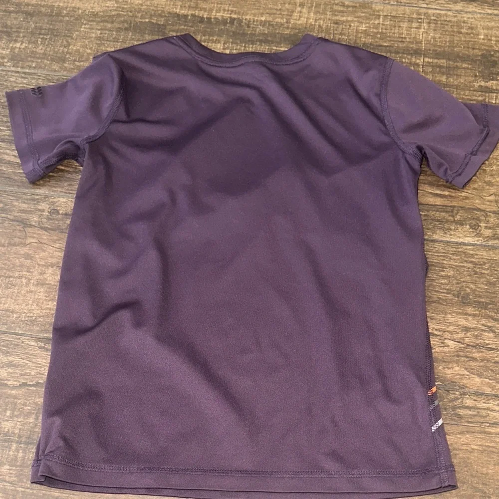 All in Motion deep purple  Kids Tee with Graphic Stripes